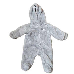 Carter’s Fleece Footie Pajamas – Newborn, Elephant Zip-Up Sleeper